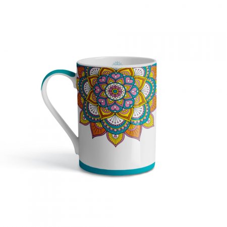 Caneca de Porcelana Mandala 370ml Up Home - UD249