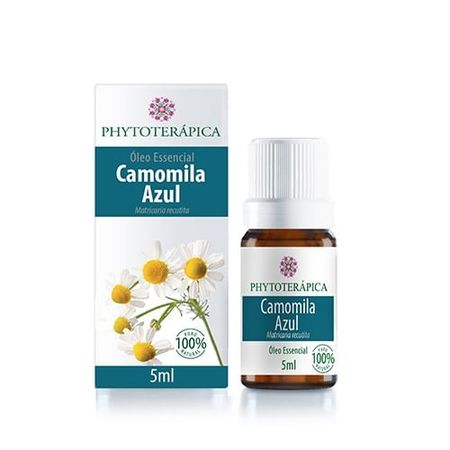 Óleo Essencial de Camomila Azul 5ml Phytoterápica