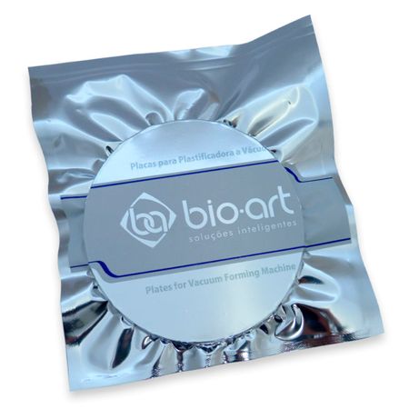 Placa Cristal Redonda 0,75mm com - Bio-Art