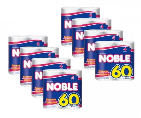 Papel Higiênico Folha Simples Noble 32 Rolos