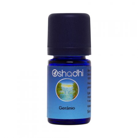 Óleo Essencial de Gerânio Orgânico 5ml - Oshadhi