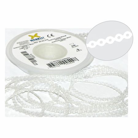 60.05.510 Elástico Corrente Médio Cristal 4,5m - Morelli