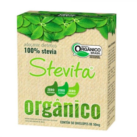 Adoçante Organico 50 Sachês Stevita