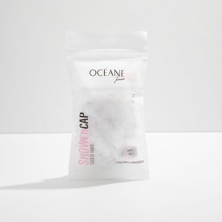 Touca de Banho Transparente - Shower Cap 4un