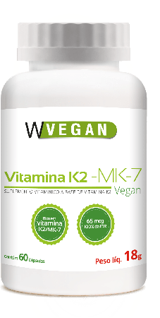 Vitamina K2 MK7 65mcg 60 capsulas WVegan