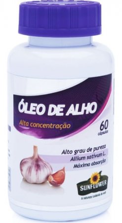 Óleo De Alho Desodorizado 700mg 60 Cápsulas - Sunflower - A