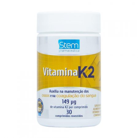 Vitamina K2 149mcg 30 Comprimidos Stem