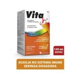 Suplemento Vitamínico-Mineral Vita Jr Sabor Laranja Solução com 120ml