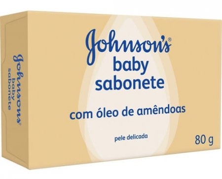 Sabonete Barra Óleo De Amêndoas, Johnson's Baby, Laranja 80g