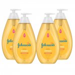 Kit Shampoo Johnson's Baby Regular 750mL com 4 Unidades