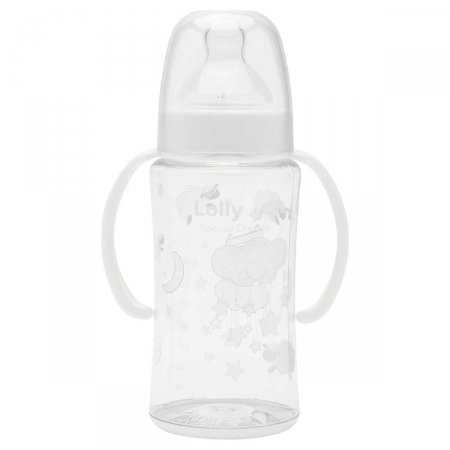 Mamadeira Lolly Big Dreams com Alça Neutro de 350ml