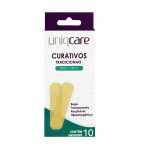 Curativo tradicional Bege 19 x 76mm Uniqcare - Caixa com 10 unidades