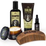 Kit Barba Crescendo Shampoo Balm Modelador E Óleo + Pente