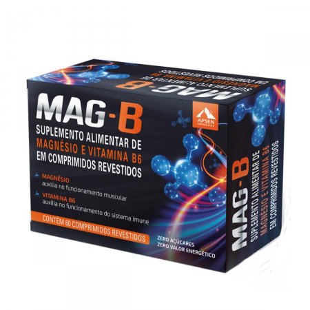 Suplemento Alimentar Mag B com 60 Comprimidos