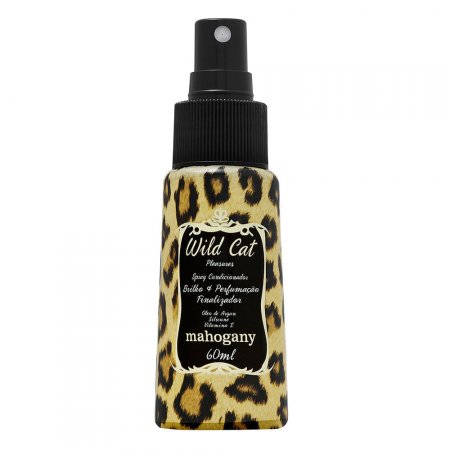 Spray Condicionador Mahogany Brilho e Perfumação Wild Cat 60ml