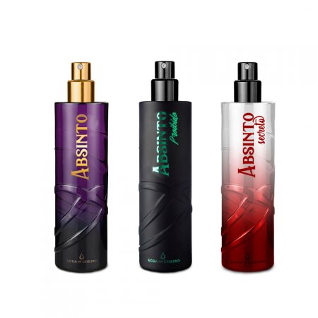 Kit Absinto Shot (3 Deo Colônias de 30ml)