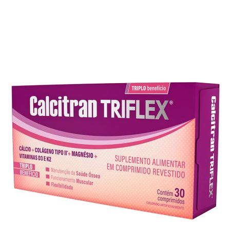 Suplemento Vitamínico Calcitran Triflex 30 Comprimidos