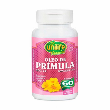 Óleo de Prímula 700mg 60 cáps - Unilife