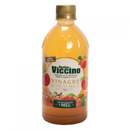 Vinagre de Maçã e Mel 500ml Senhor Viccino