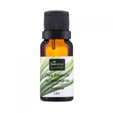 Óleo Essencial Livealoe Natural de Lemongrass 12ml