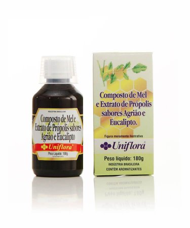 Xarope de Mel com Própolis, Agrião e Eucalipto 180g