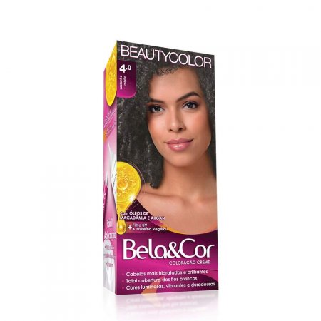 Tonalizante Bela Cor 40 Castanho Médio Beauty Color
