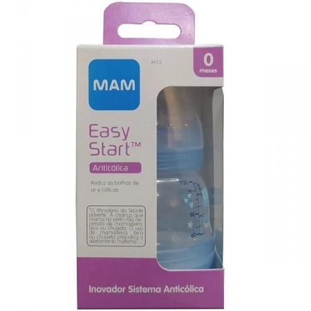 Mamadeira EASY START Anticolica 130ML AZUL MAM 4655