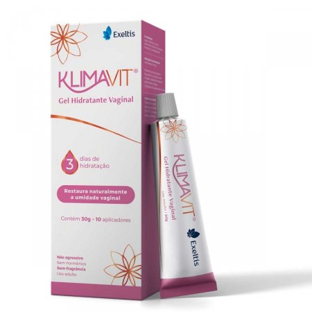 Gel Hidratante Intravaginal Klimavit com 30g + 10 Aplicadores