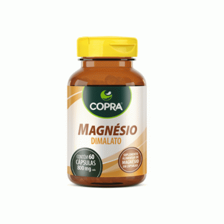 Magnésio Dimalato 800mg 60 Cápsulas Copra