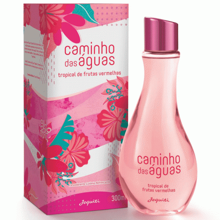 Caminho Das Águas Tropical De Frutas Vermelhas Desodorante Colônia Refrescante Jequiti