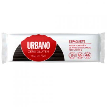 Macarrão de Arroz e Feijão Preto Espaguete Urbano 500g