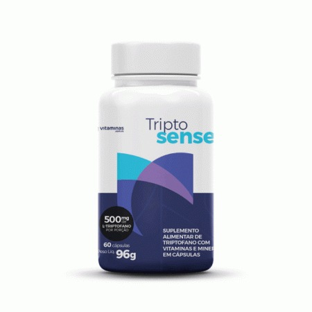 Tripto Sense (60 caps) - Suplemento de Triptofano com vitaminas e minerais