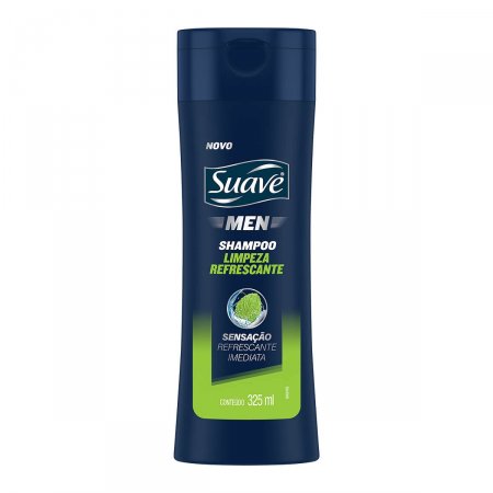 Shampoo Suave Men Limpeza Refrescante com 325ml