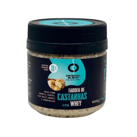 Farofa de castanhas com whey Original Blend 100g