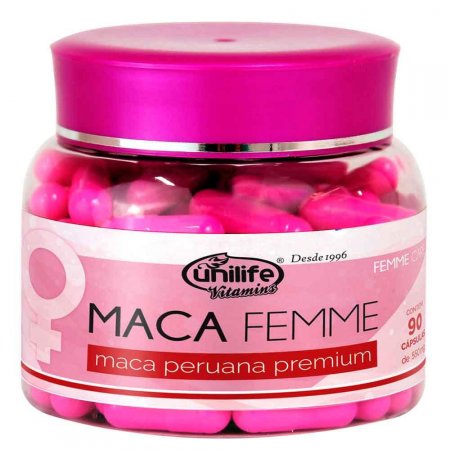 Maca Femme Maca Premium Unilife 550mg 90 Cáps