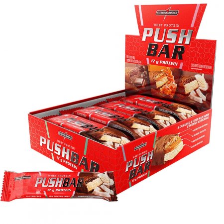 Push Bar Peanut Caramel Integral Medica Display 8 Unidades