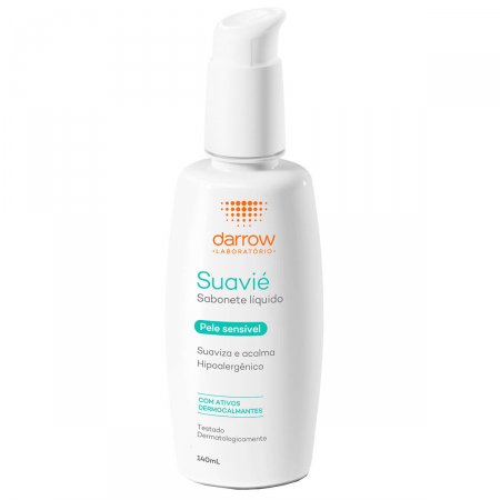 Sabonete Líquido Facial Darrow Suavié Pele Sensível com 140ml