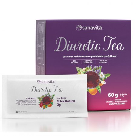 Diuretic Tea Display c/ 30 Saches 60g - Sanavita