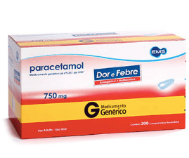 PARACETAMOL 750MG C 200 COMP EMS