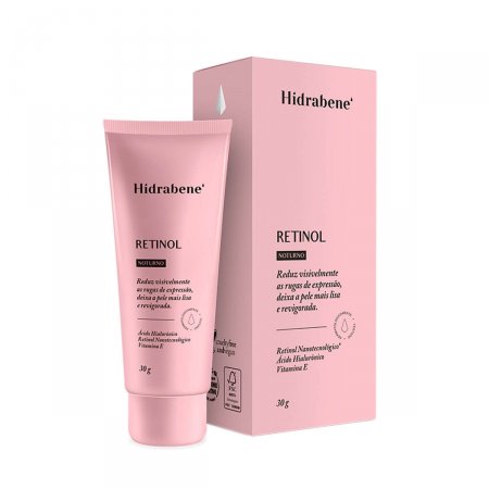 Creme Facial Anti-idade Hidrabene Retinol Noturno com 30g