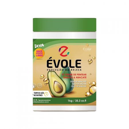 Creme De Pentear Babosa & Abacate Évole 1Kg