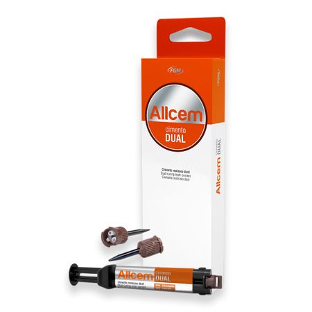 Cimento Resinoso Dual Allcem Base + Catalizador 5g - FGM Cimento Resinoso Dual Allcem A2 Base + Catalizador 5g - FGM