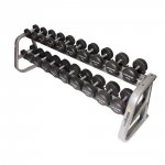 Kit 10 Dumbells Emborrachado Deluxe 12,00 A 30,00 KG (Total 420,00 KG) Wellness - WK088