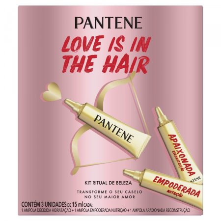 Kit Ampolas Ritual de Beleza Pantene Love Is In The Hair