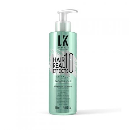 Ativador de Cachos Lokenzzi Hair Real 10 Effects 300ml ver