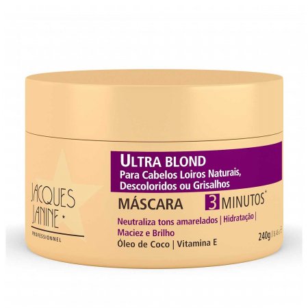 Máscara Capilar Jacques Janine Ultra Blond com 240g