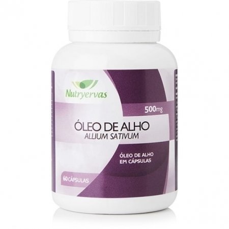 Óleo de Alho 60 cápsulas 500mg - Nutryervas