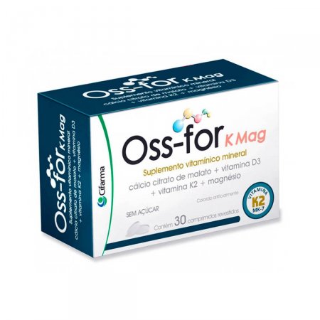 Suplemento Vitamínico e Mineral Oss-for K Mag com 30 comprimidos