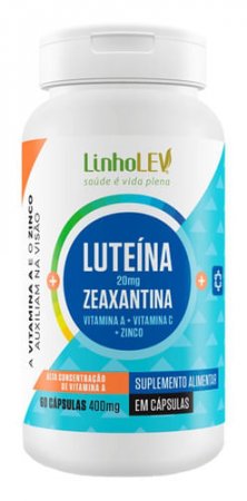 Luteína E Zeaxantina 400mg 60 Cápsulas - Linholev - A