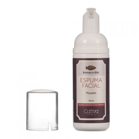 Espuma de Limpeza Facial Natural Physalis Biomas do Sul 50ml - Cativa Natureza